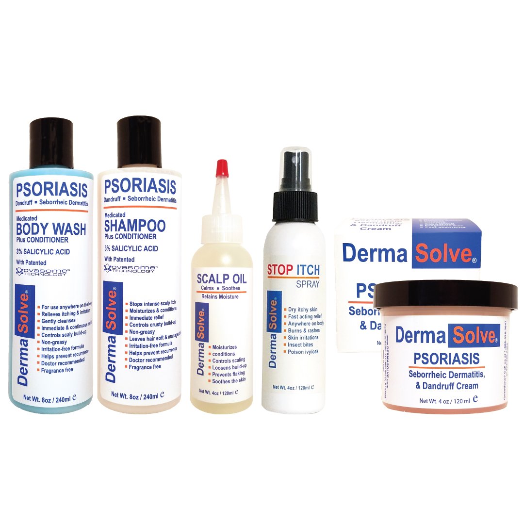 All 5 Dermasolve Psoriasis Products