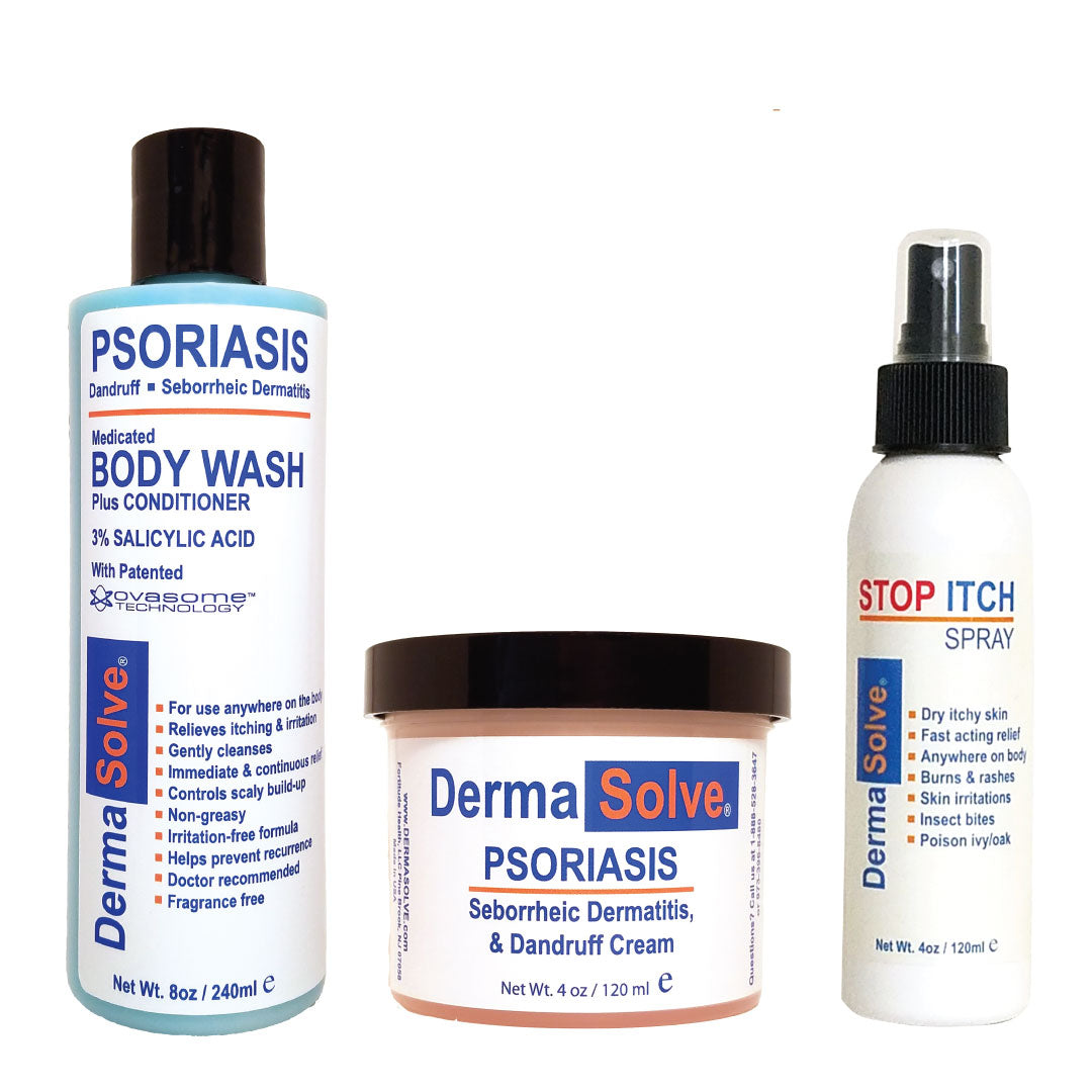 PROMO Dermasolve 3 piece Psoriasis Body Kit